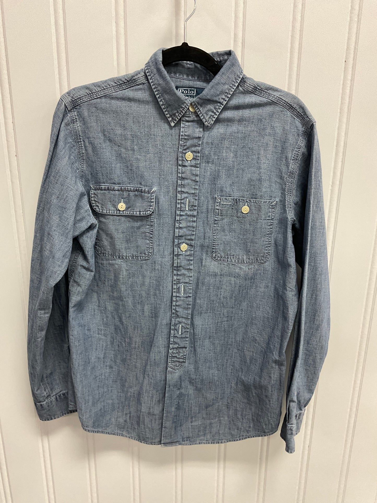 Top Long Sleeve By Polo Ralph Lauren In Blue, Size: M