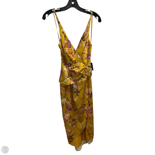 Dress Casual Maxi By Express In Tropical Print, Size: Xxs