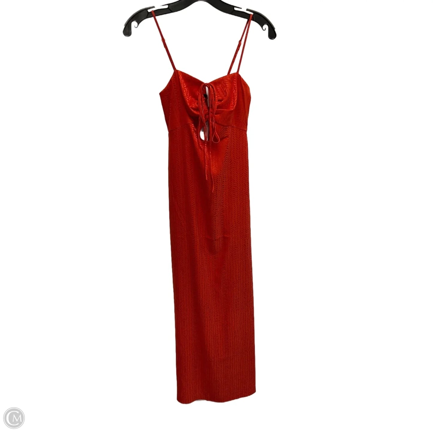 Dress Casual Maxi By Express In Orange, Size: Xs