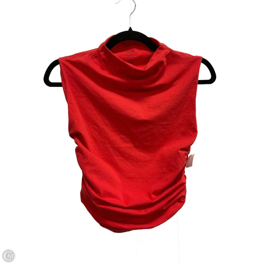 Top Sleeveless By Maeve In Orange, Size: Xs