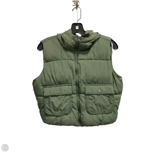 Vest Puffer & Quilted By Love Tree In Green, Size: S