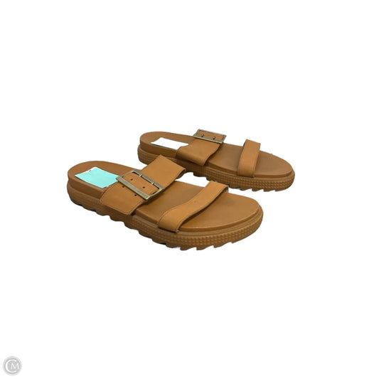 Sandals Flats By Sorel In Tan, Size: 9.5