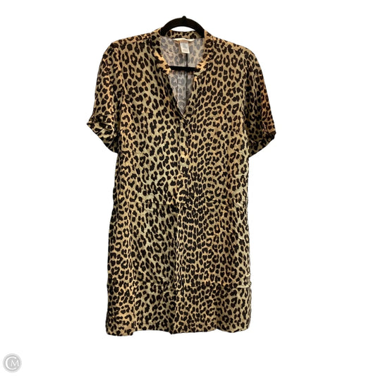 Dress Casual Midi By H&m In Animal Print, Size: Xs