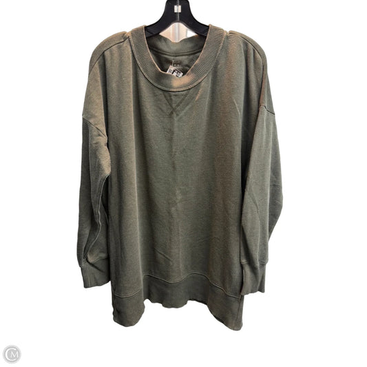 Sweatshirt Crewneck By Aerie In Green, Size: M