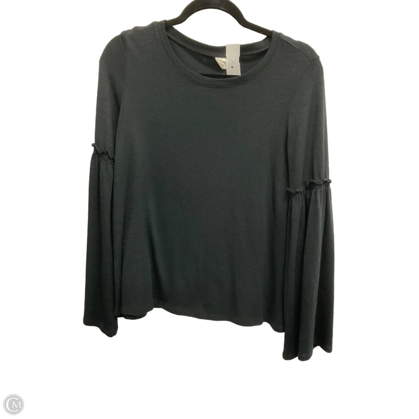 Top Long Sleeve By Gap In Black, Size: Xs