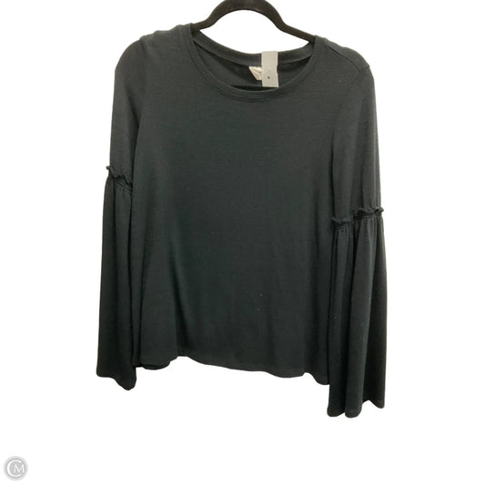 Top Long Sleeve By Gap In Black, Size: Xs