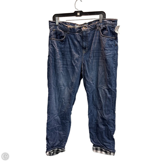 Jeans Straight By Eddie Bauer In Blue, Size: 16