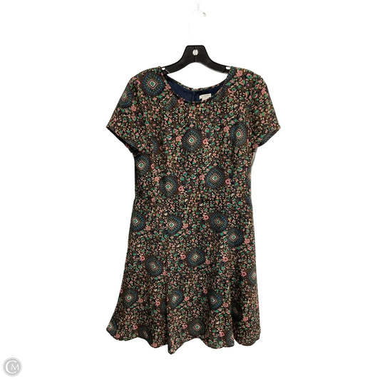 Dress Casual Midi By J. Crew In Floral Print, Size: 8
