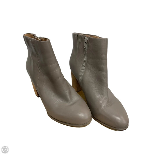 Boots Ankle Heels By Vionic In Taupe, Size: 9
