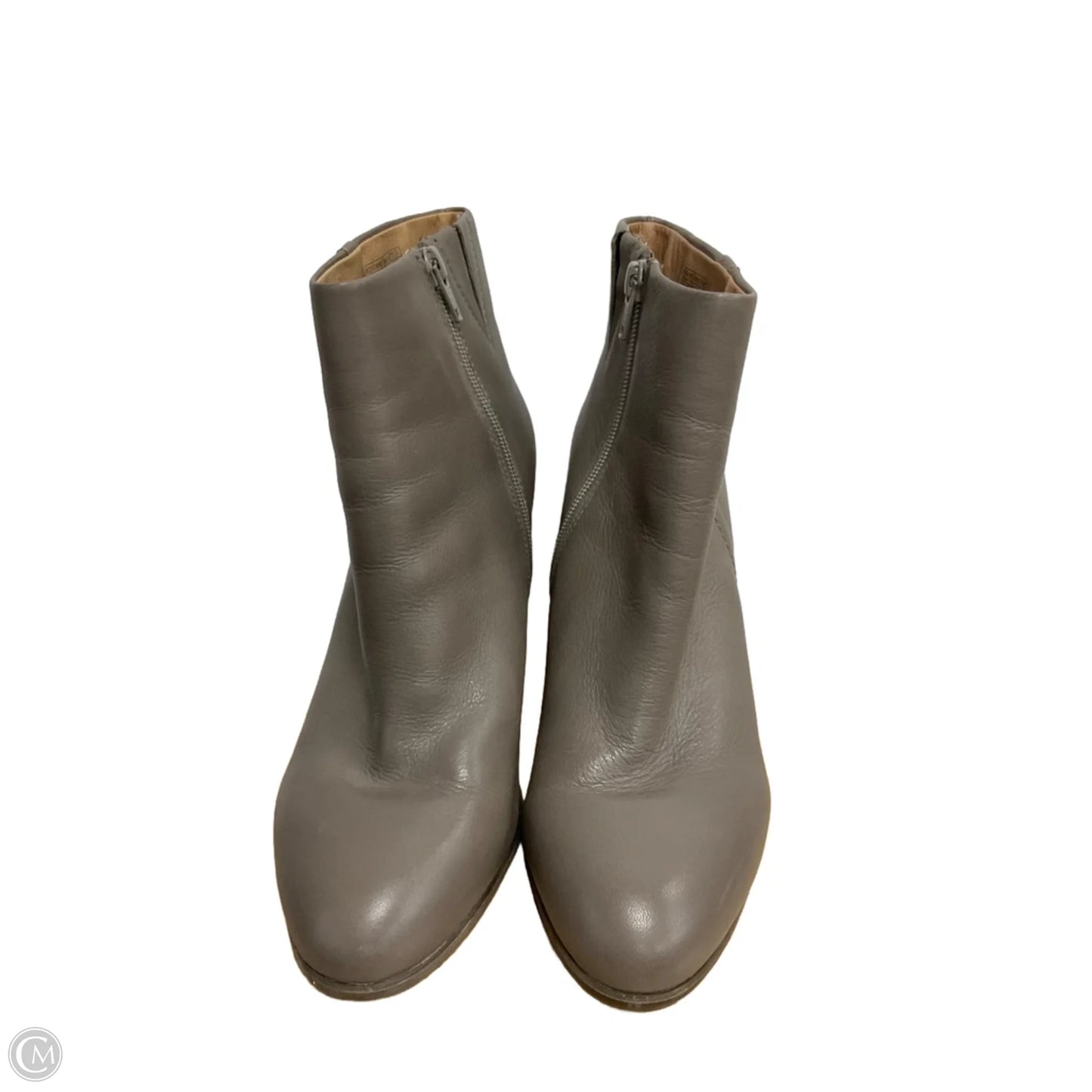 Boots Ankle Heels By Vionic In Taupe, Size: 9