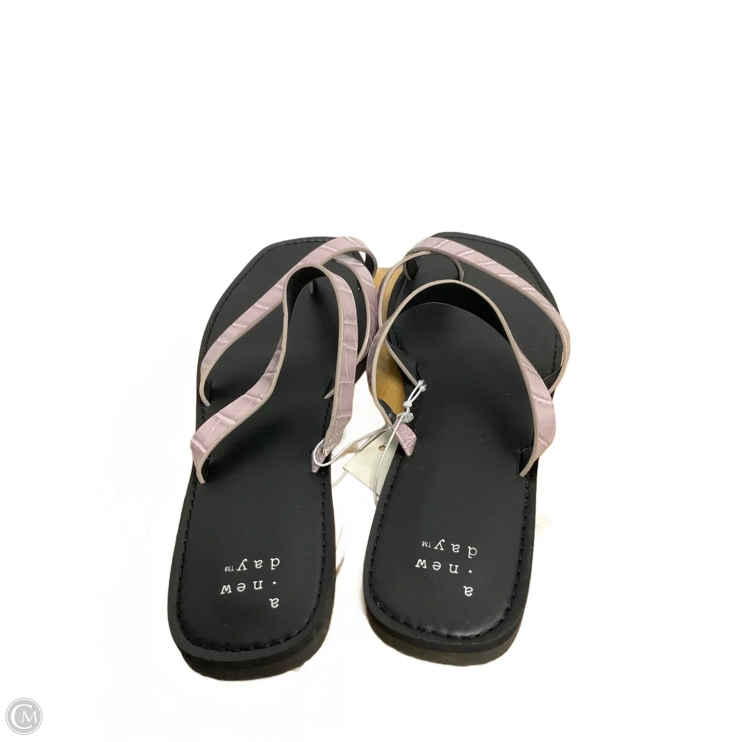 Sandals Flats By A New Day In Purple, Size: 10