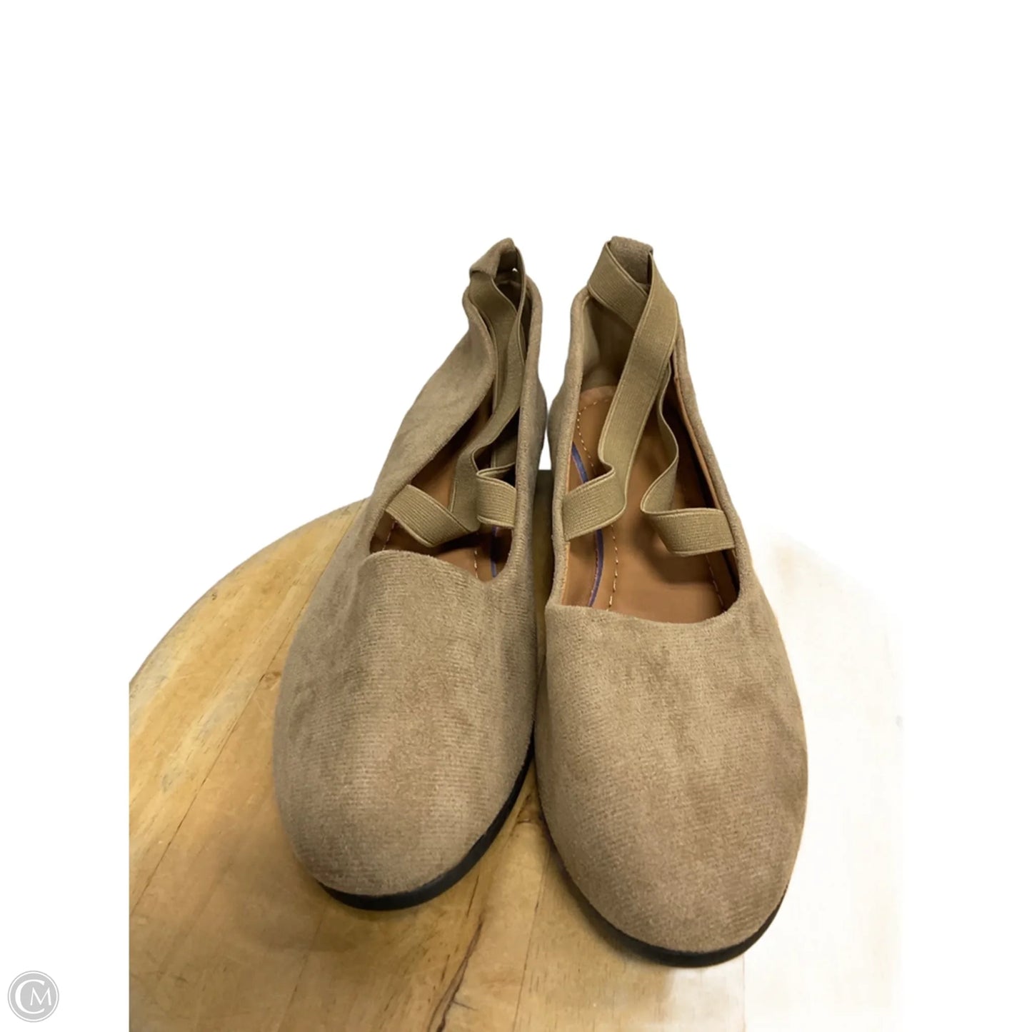 Shoes Flats By Love In Tan, Size: 9