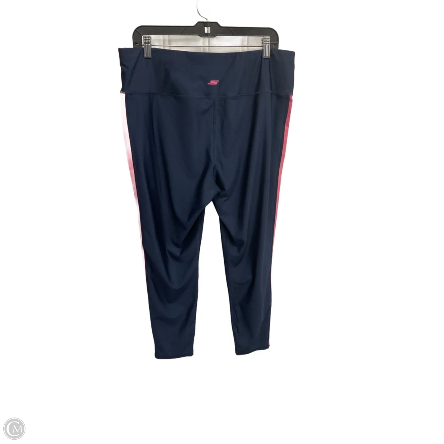 Athletic Leggings By Skechers In Navy, Size: 2x