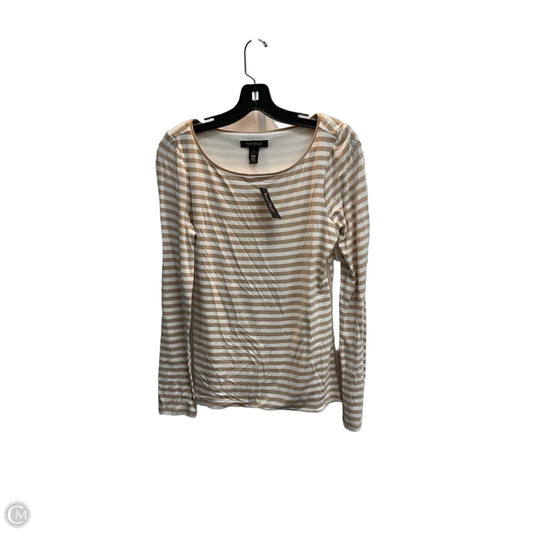 Top Long Sleeve By White House Black Market In Striped Pattern, Size: S