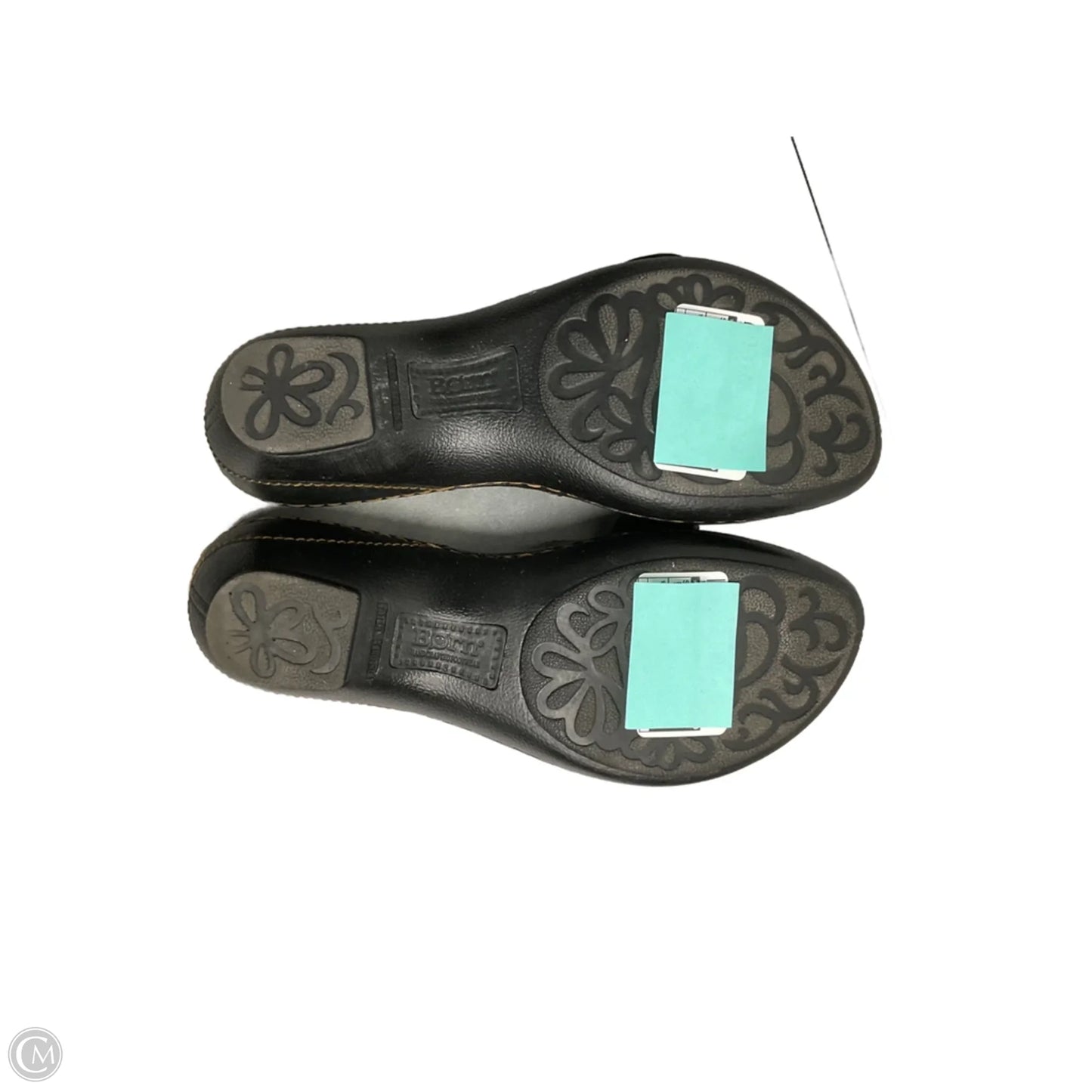 Sandals Heels Wedge By Born In Black, Size: 7