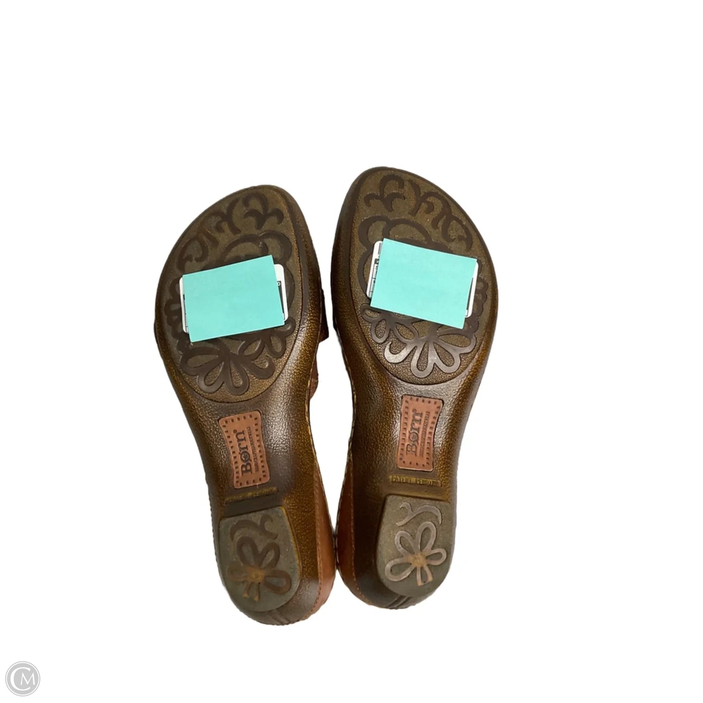 Sandals Heels Wedge By Born In Brown, Size: 7