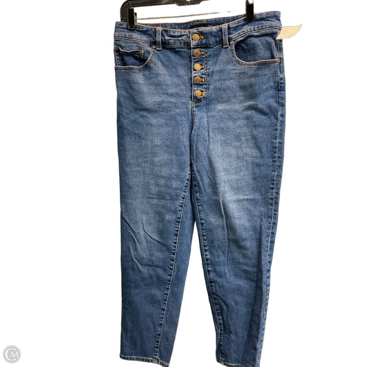 Jeans Straight By Talbots In Blue, Size: 8