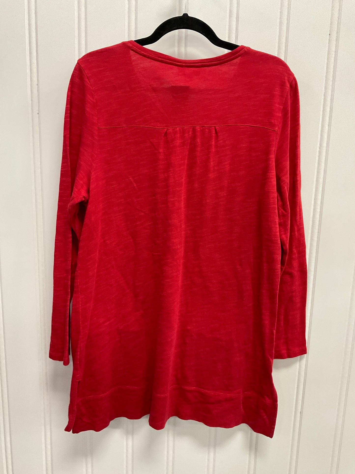 Top Long Sleeve By J. Jill In Red, Size: M