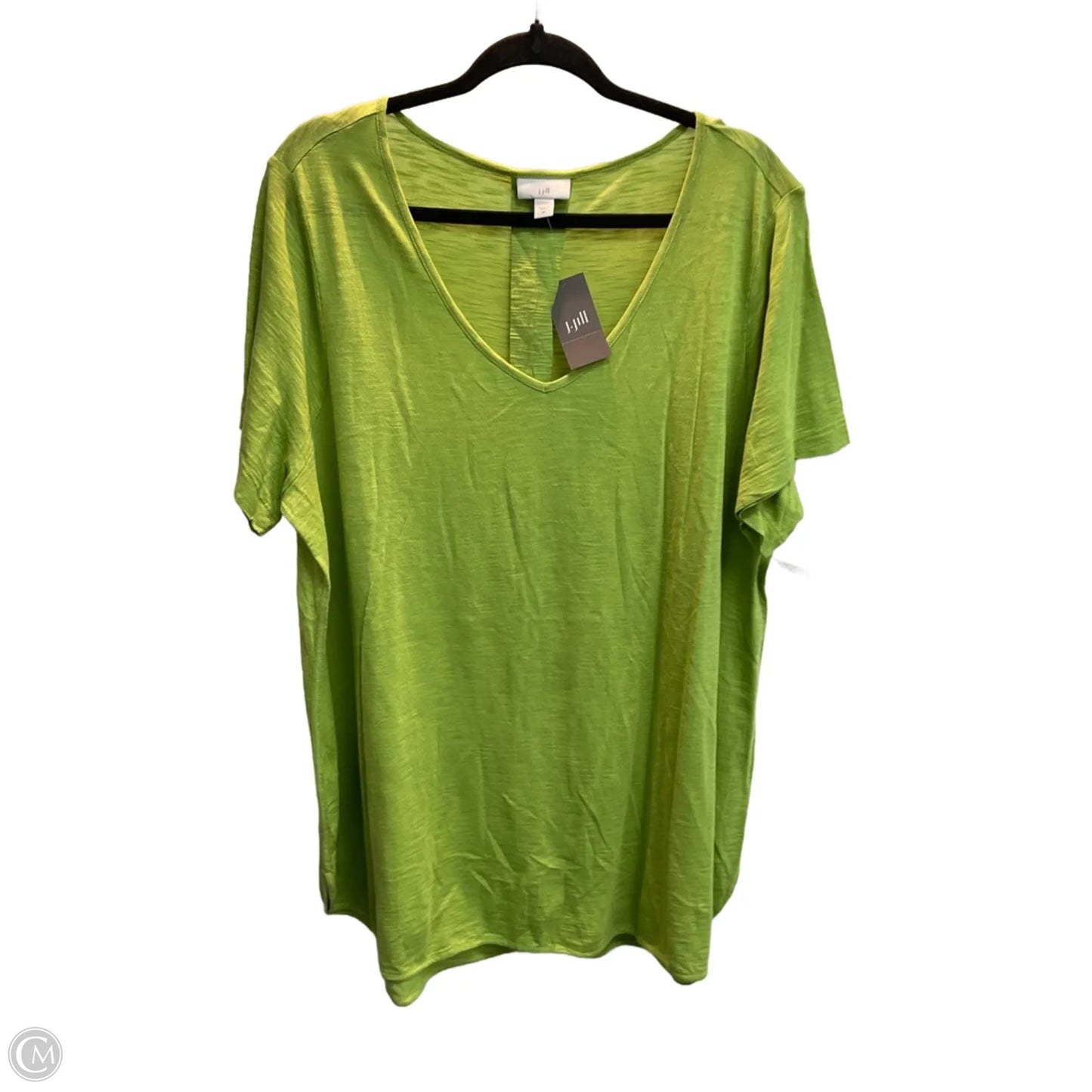 Top Short Sleeve Basic By J. Jill In Green, Size: 2x