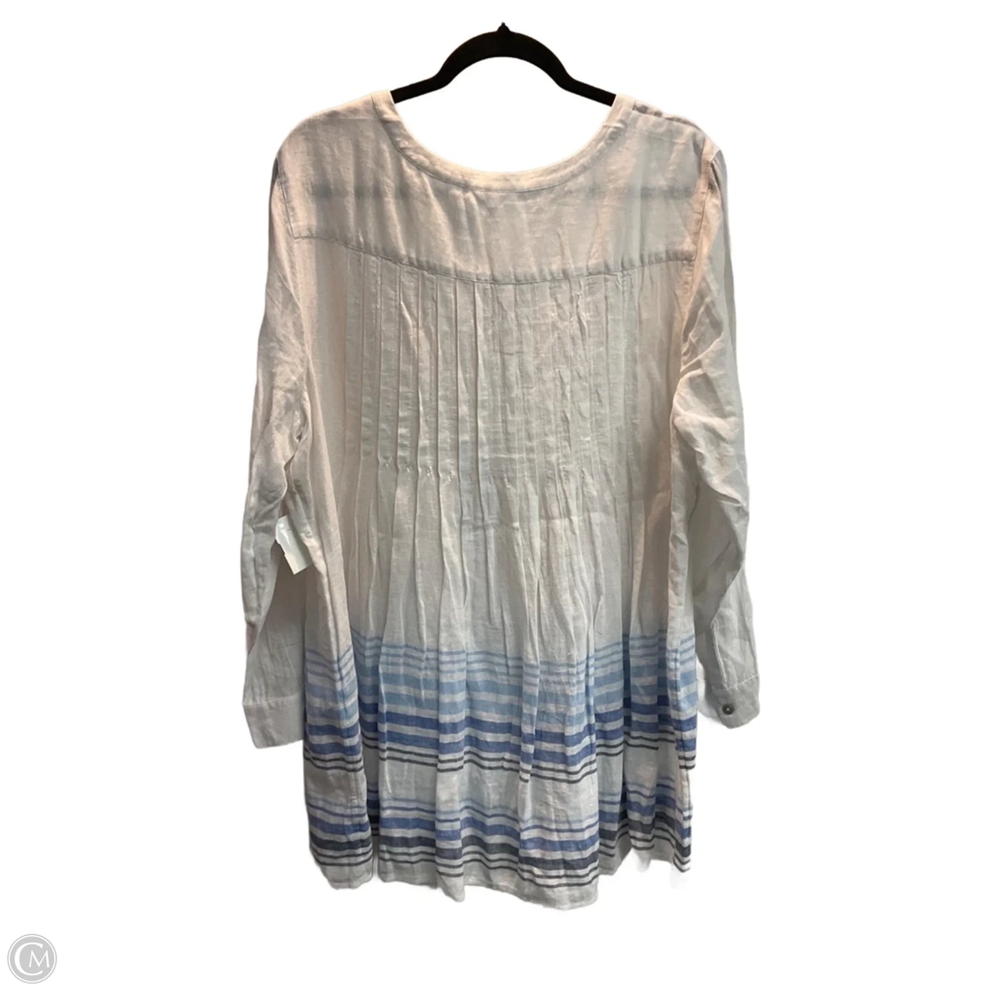 Tunic Long Sleeve By J. Jill In White, Size: 2x