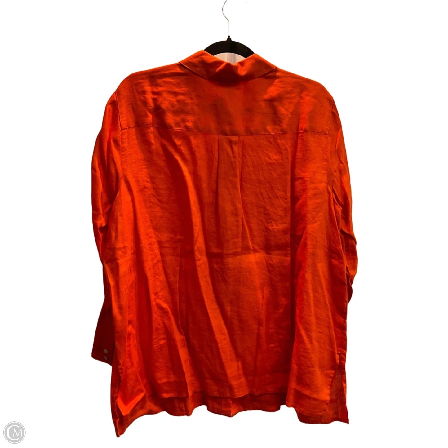 Blouse Long Sleeve By J. Jill In Orange, Size: 2x