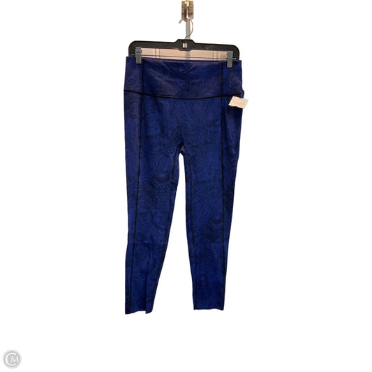 Athletic Leggings By Lululemon In Navy, Size: M