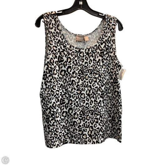 Tank Top By Chicos In Animal Print, Size: L