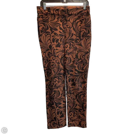 Pants Cropped By Chicos In Black & Brown, Size: Xs