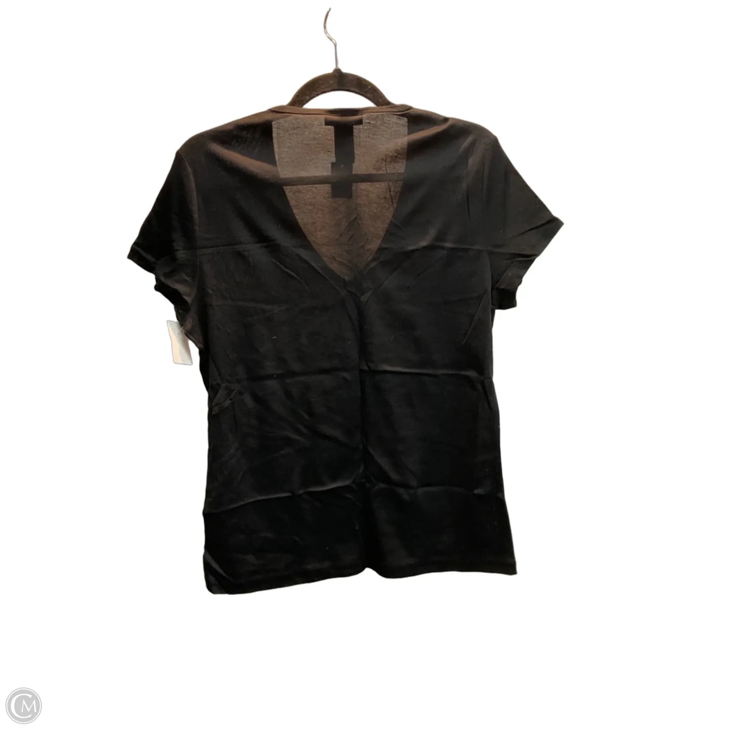 Top Short Sleeve Basic By Limited In Black, Size: Xl