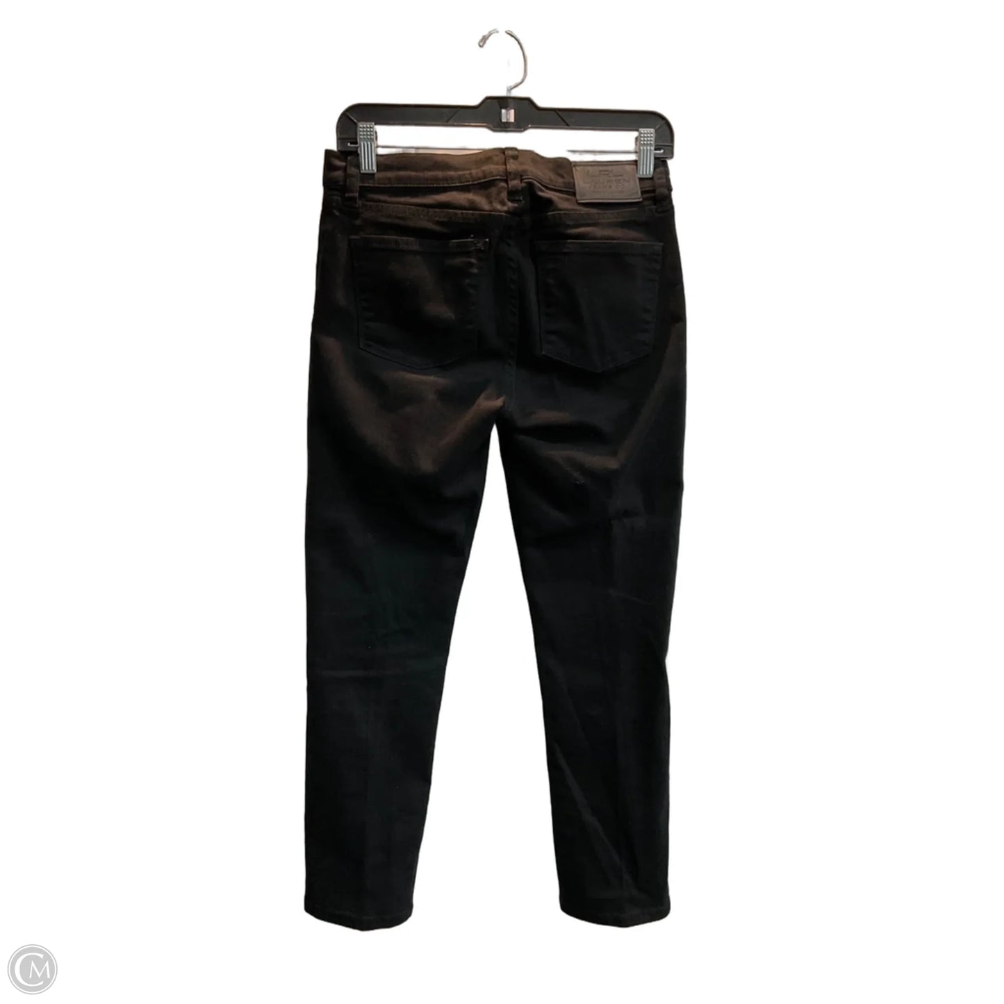 Jeans Cropped By Lauren By Ralph Lauren In Black, Size: 4
