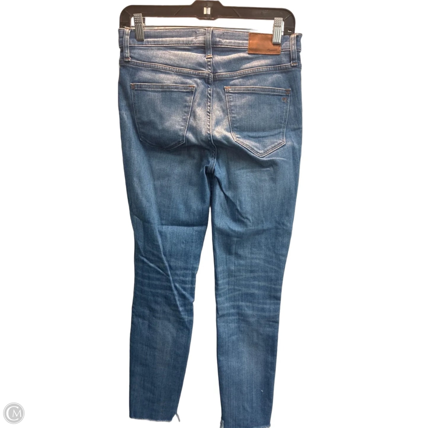 Jeans Skinny By Madewell In Blue, Size: 4
