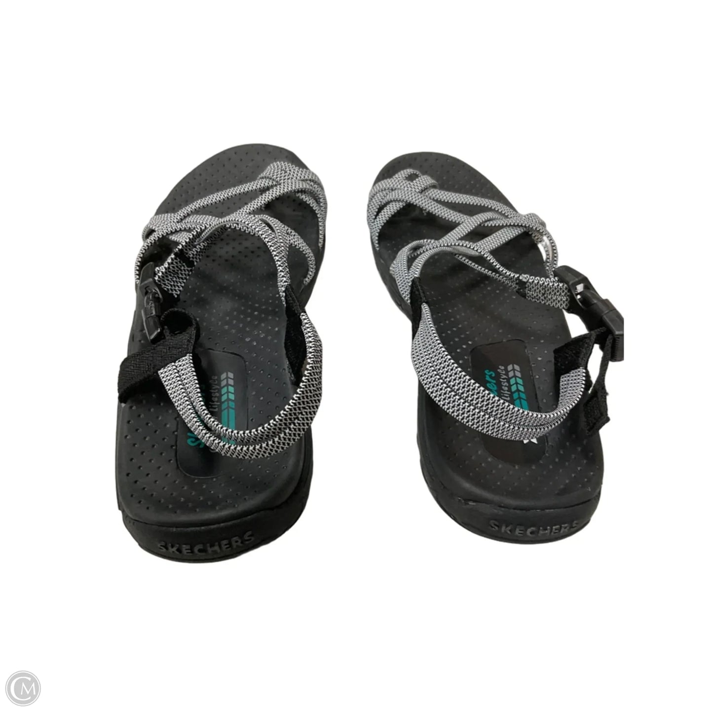Sandals Flats By Skechers In Grey, Size: 8