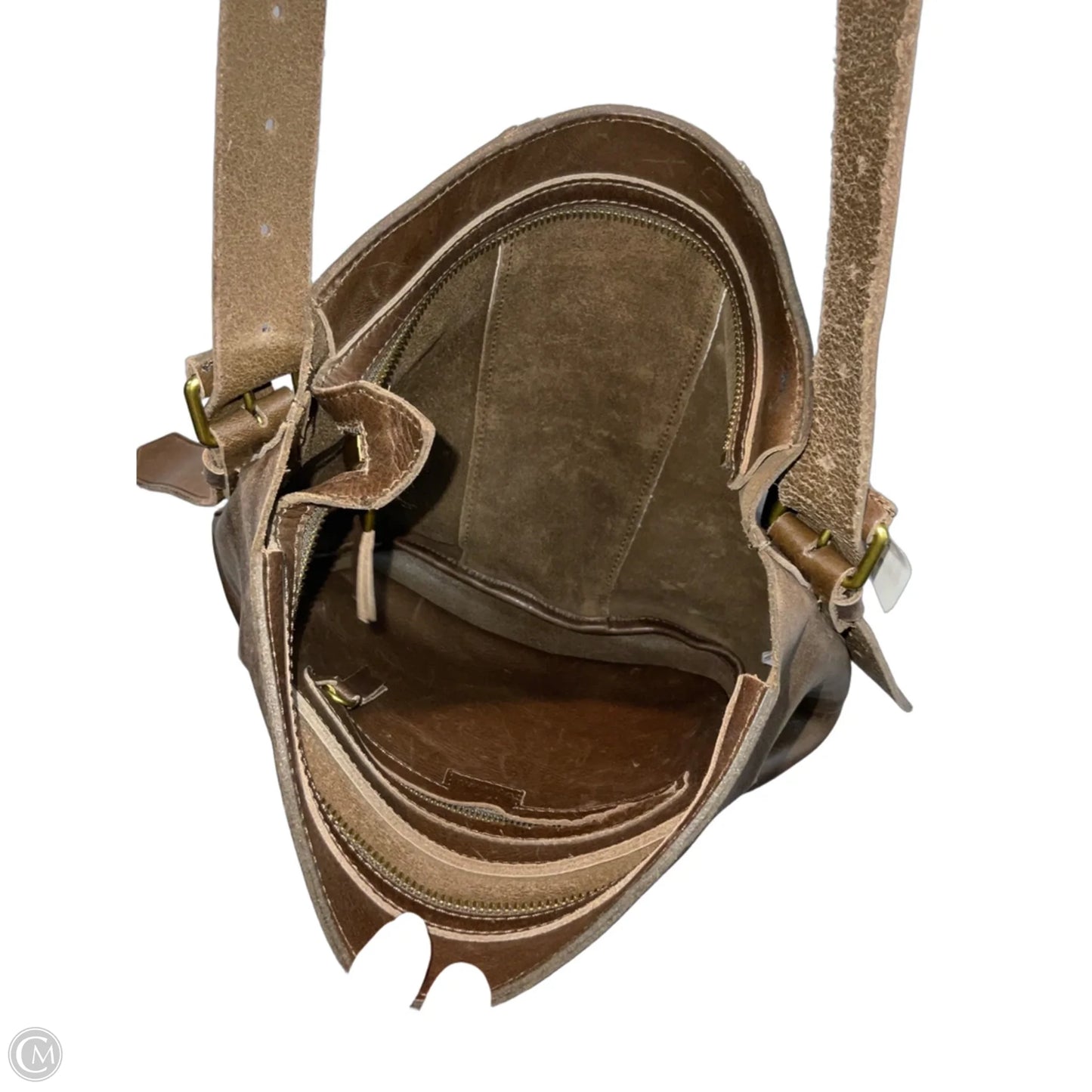 Crossbody Leather By Madewell, Size: Medium