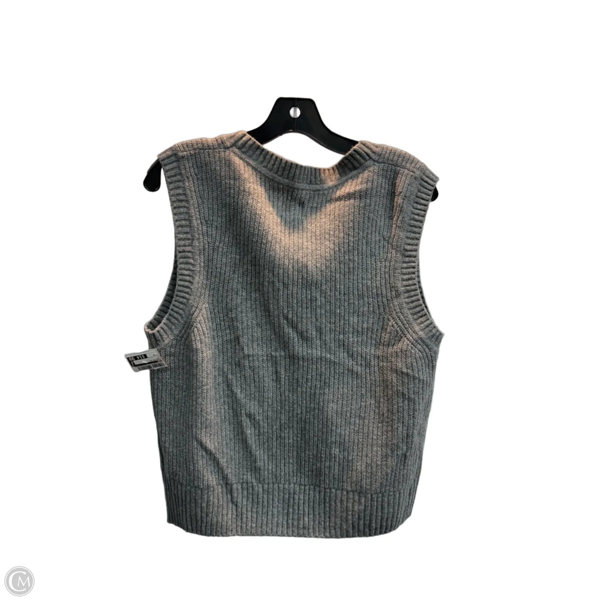 Sweater Short Sleeve By Gap In Grey, Size: M