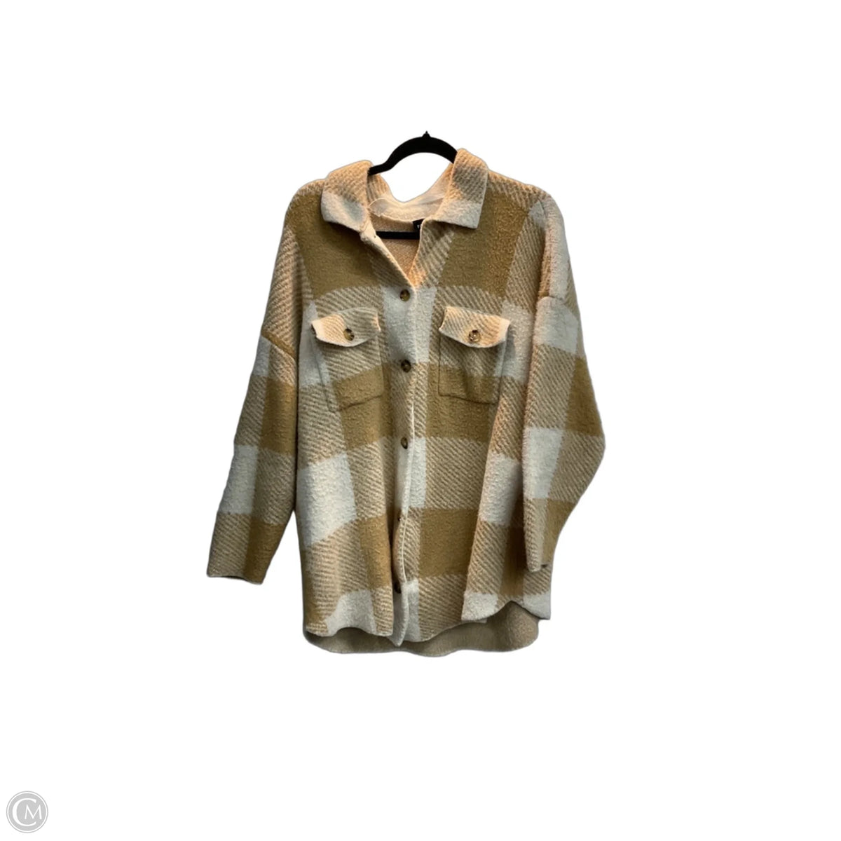 Jacket Fleece By Torrid In Tan, Size: 2