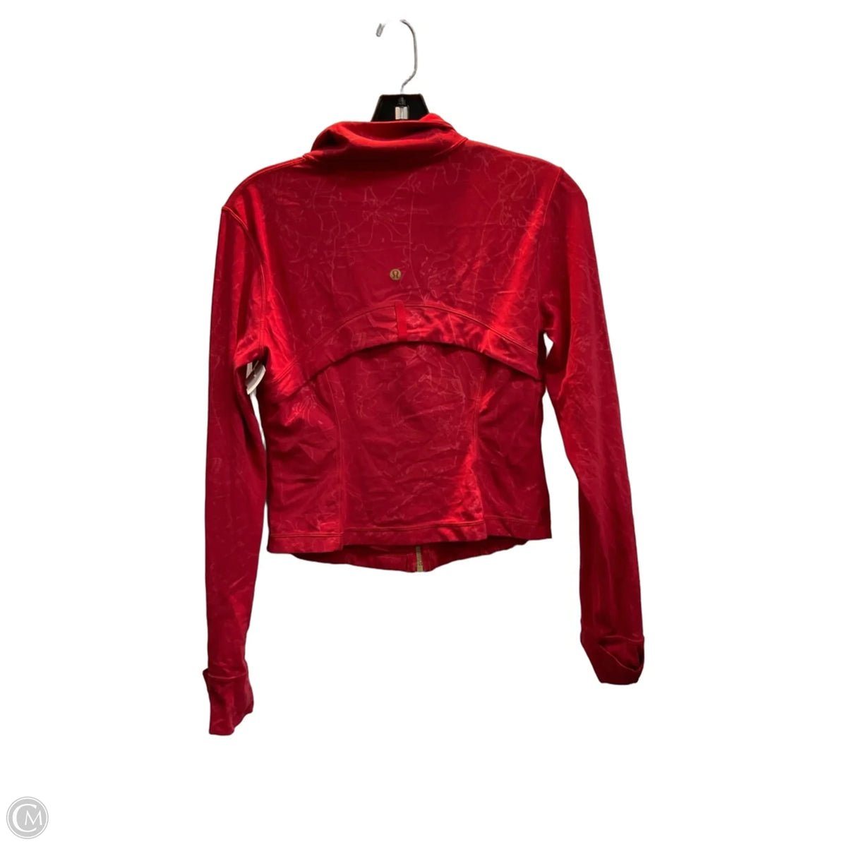 Athletic Jacket By Lululemon In Red, Size: 8