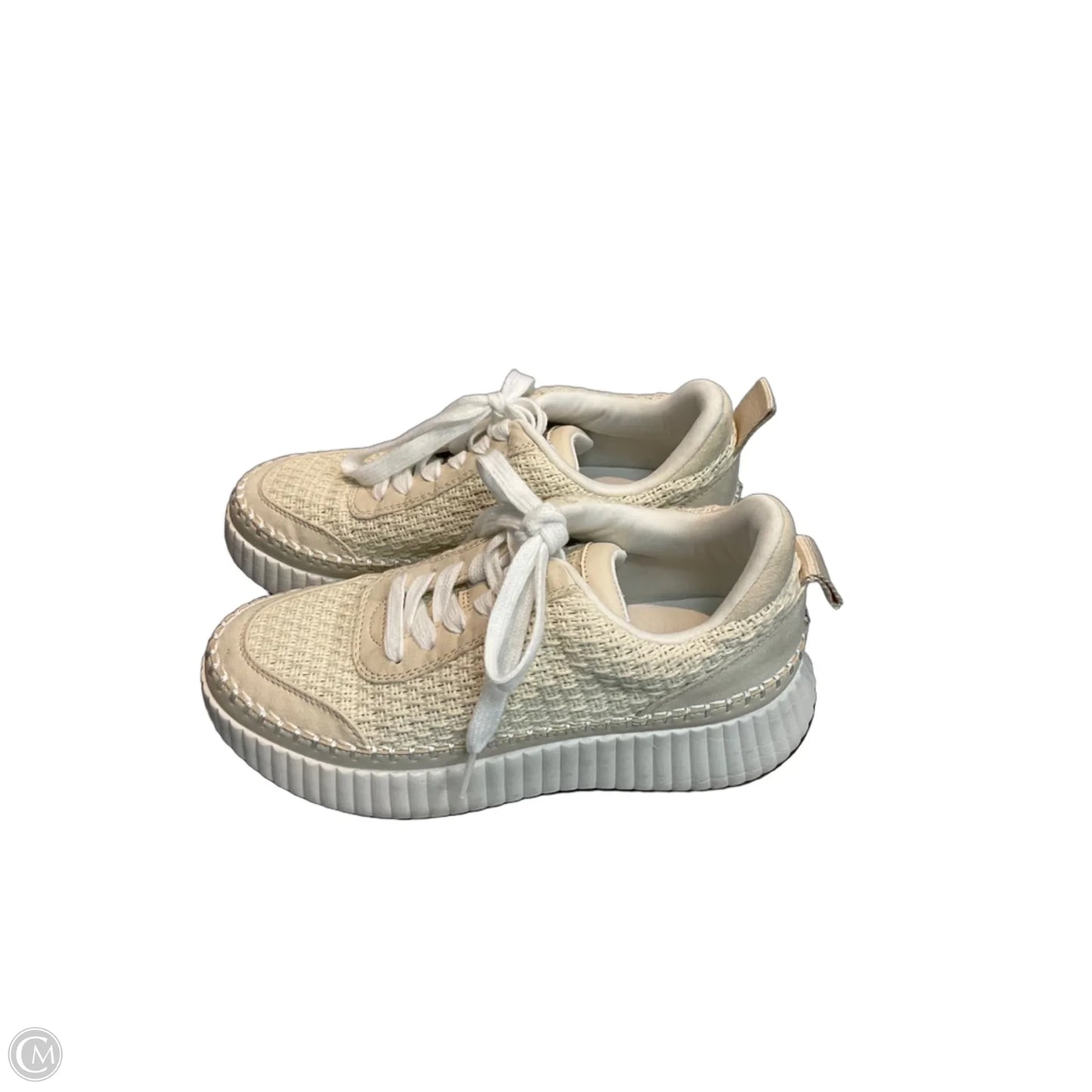 Shoes Heels Platform By Universal Thread In Cream, Size: 7