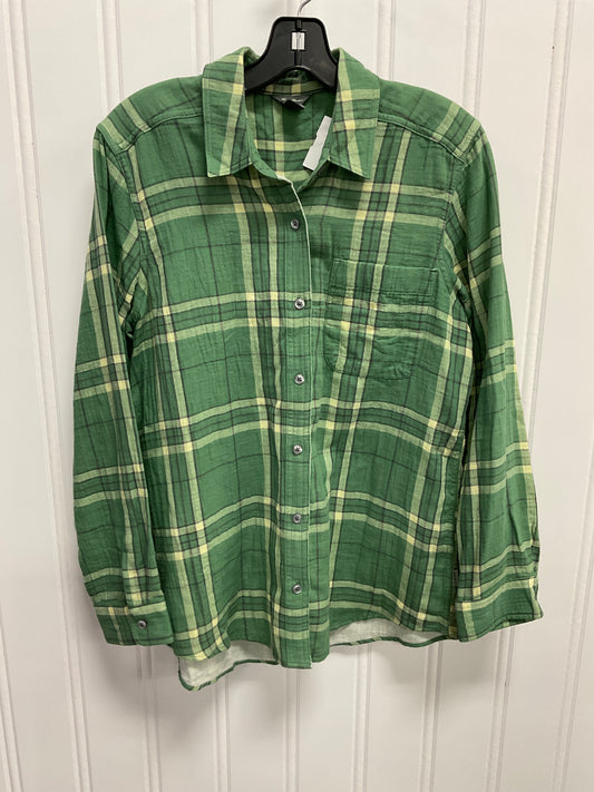 Top Ls By Eddie Bauer In Green, Size:M