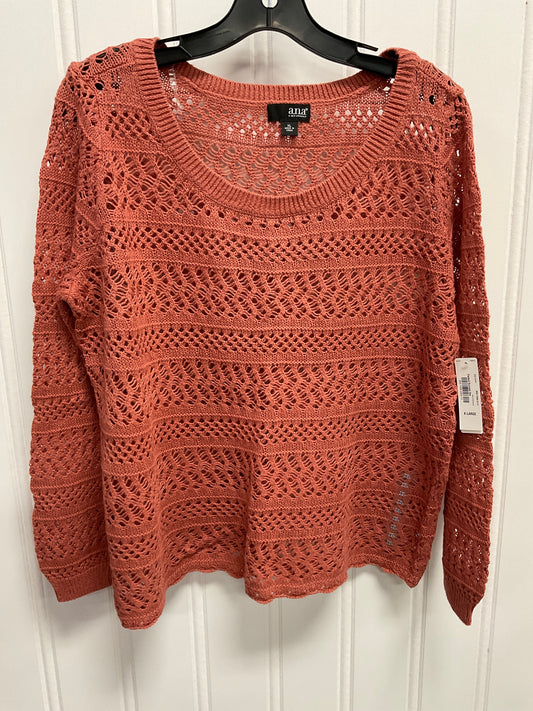 Sweater By Ana In Pink, Size:Xl