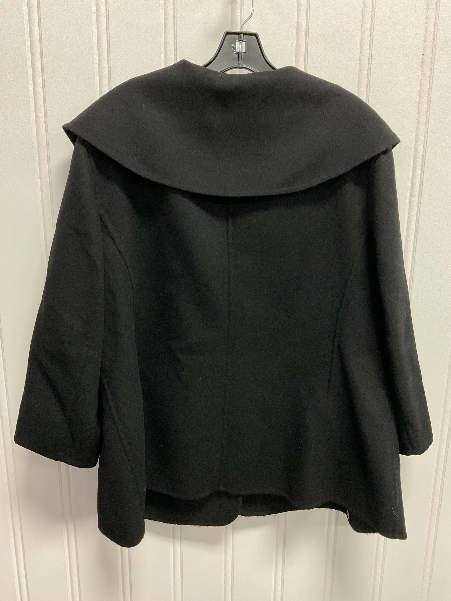 Coat Wool By Talbots In Black, Size:2X