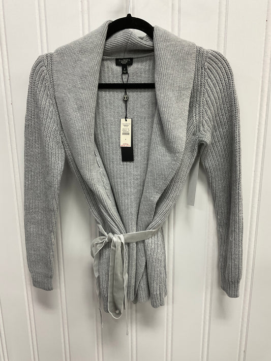 Sweater Cardigan By Talbots In Grey, Size:Xsp