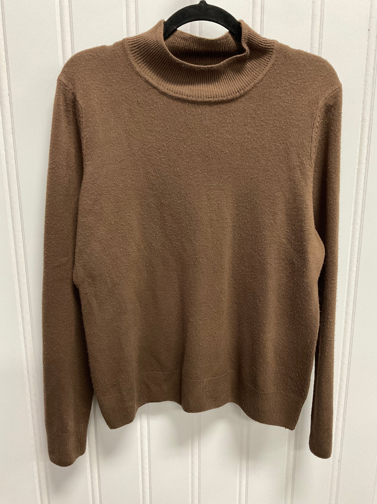 Sweater By Clothes Mentor In Brown, Size:L