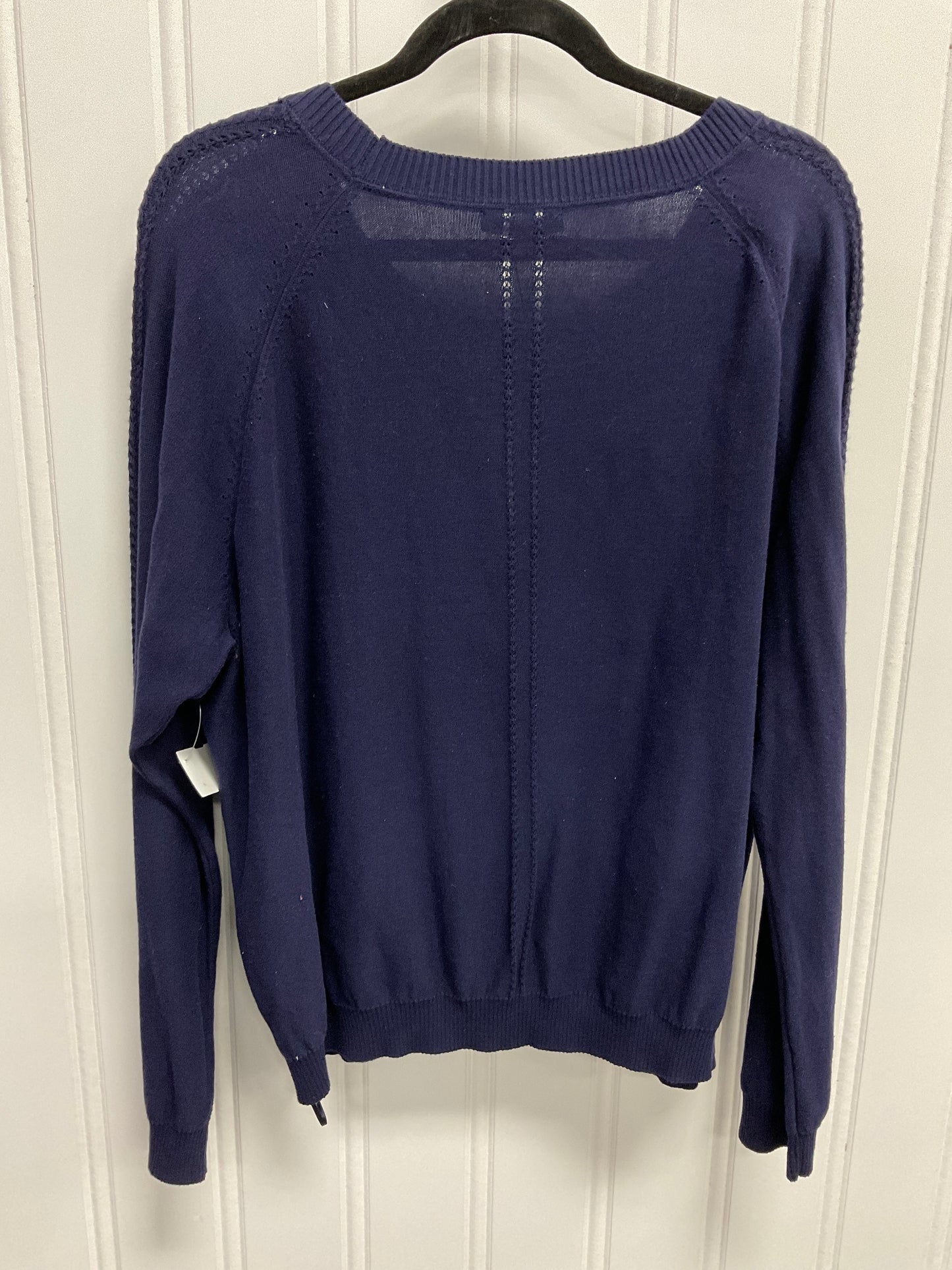 Top Ls By Tommy Hilfiger In Navy, Size:1X