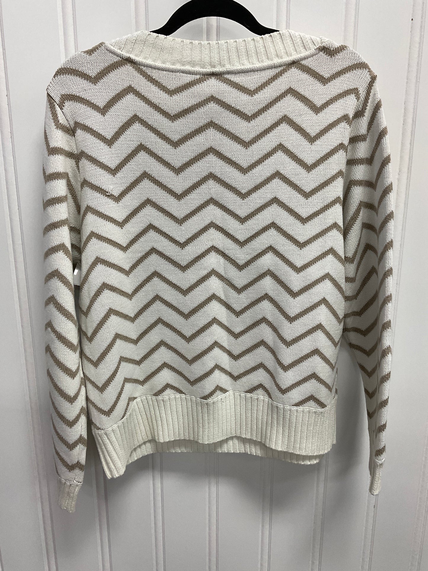 Sweater By Liz Claiborne In Striped Pattern, Size:Xl