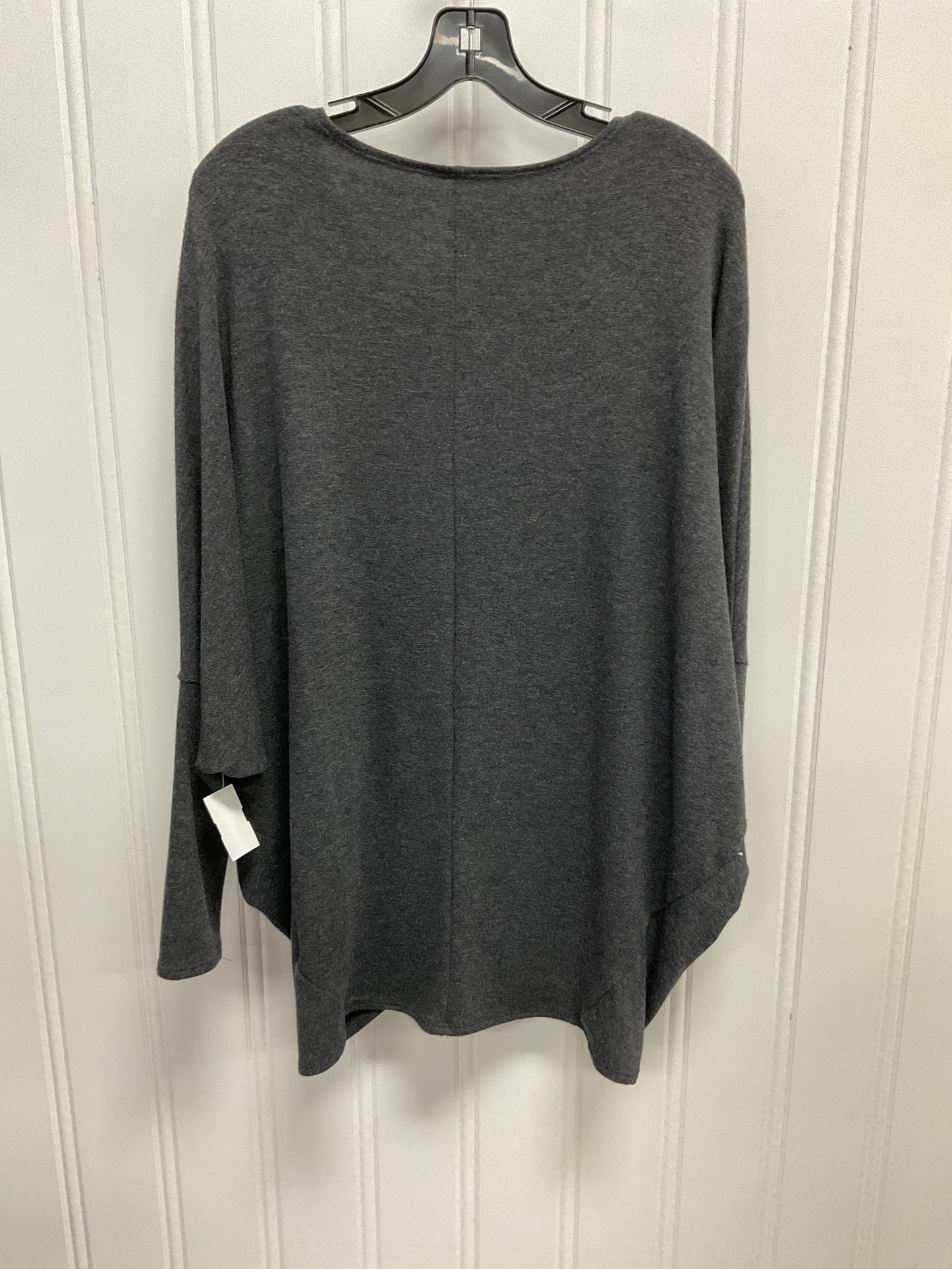 Top Ls Basic By Jolie In Grey, Size:M