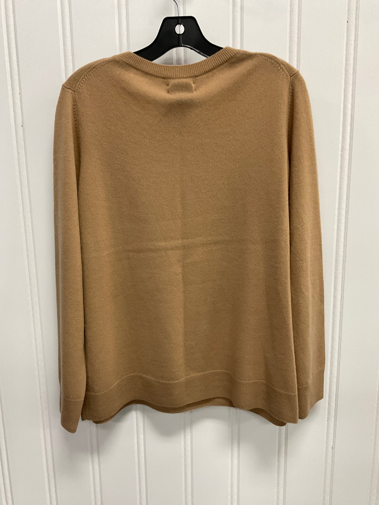 Sweater Cashmere By Nordstrom In Tan, Size:Xxl