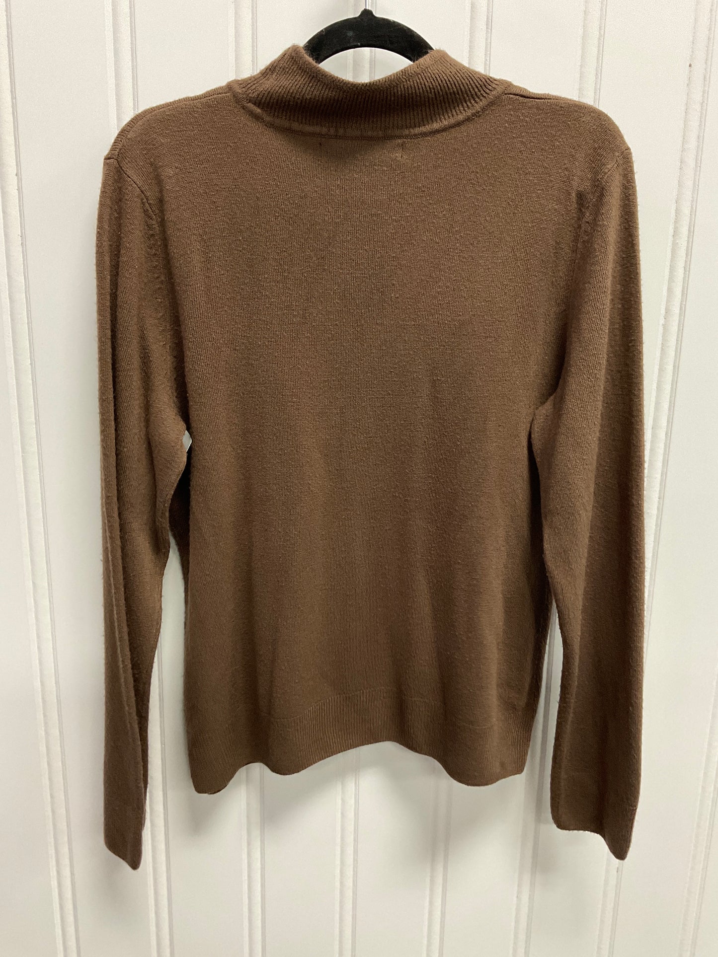 Sweater By Clothes Mentor In Brown, Size:L