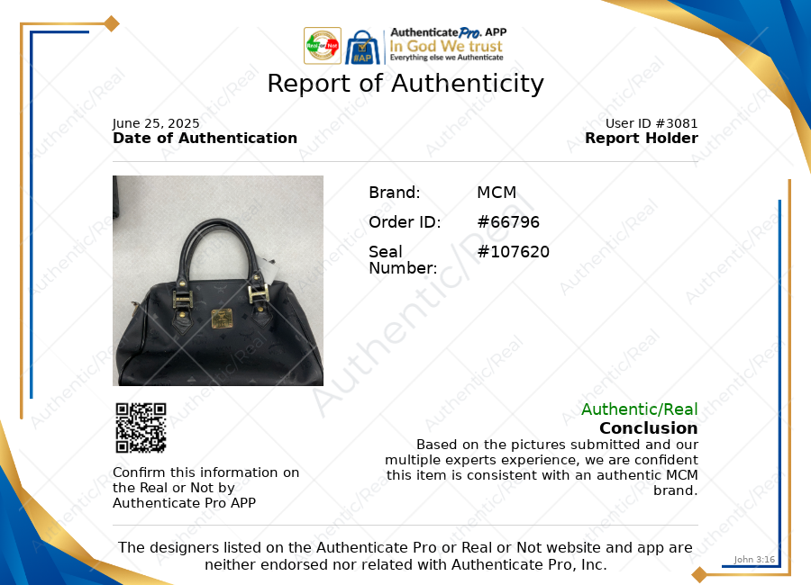 Handbag Luxury Designer By Mcm, Size: Small