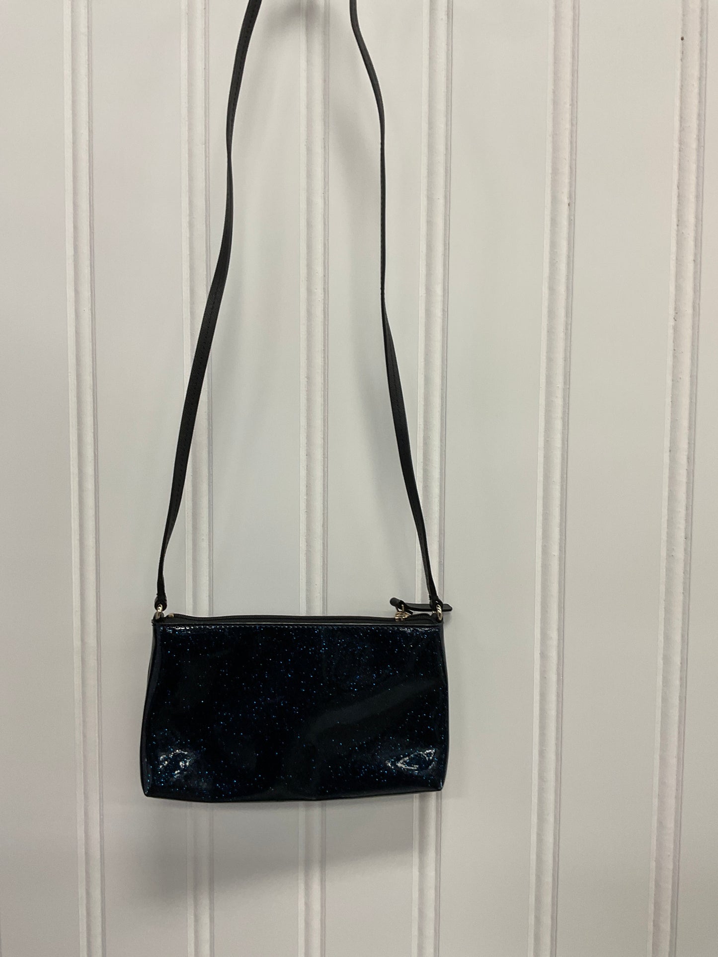 Crossbody Designer By Kate Spade In Black & Blue, Size:Medium