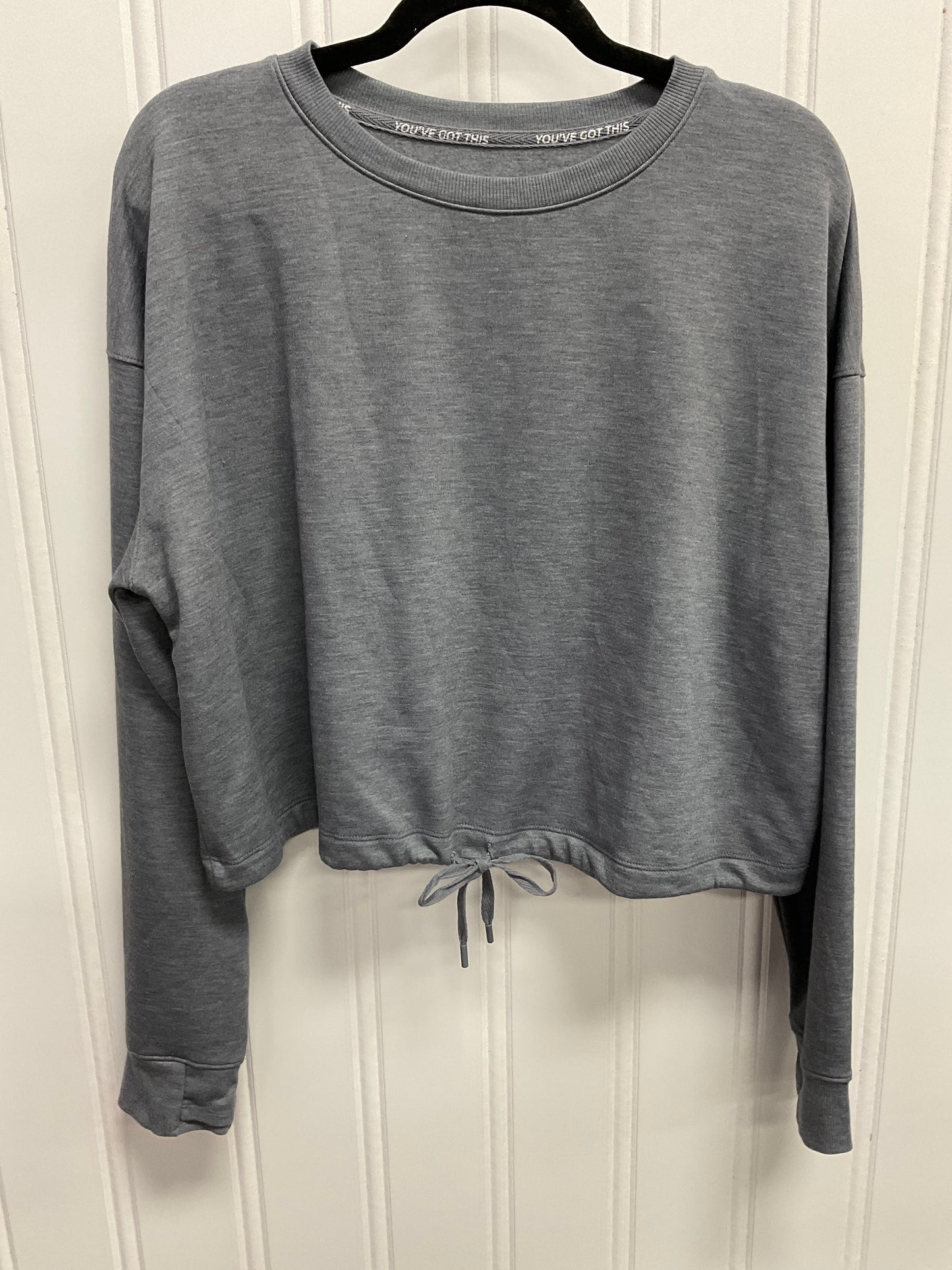 Top Ls By Tek Gear In Grey, Size:Xl